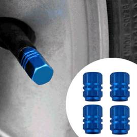 Set capacele auto pentru ventil hexagon albastru 4 buc, 2 image