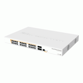 Cloud router switch 24 x gigabit poe+ out 450w, 4 x sfp+ 10gbps - mikrotik crs328-24p-4s+rm, 3 image