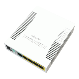 Cloud smart switch 5 x gigabit (4 x poe), 1 x sfp - mikrotik css106-1g-4p-1s, 2 image