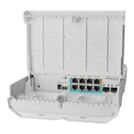 Cloud smart switch outdoor, 8 x gigabit (7 poe in), 2 x sfp+ 10gbps - mikrotik css610-1gi-7r-2s+out, 5 image