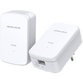 Kit adaptoare powerline mercusys cu homeplug av2 port ethernet gigabit - mp500 kit