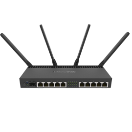 Router 10xgigabit, poe in/out, wi-fi - mikrotik rb4011igs+5hacq2hnd-in, 2 image