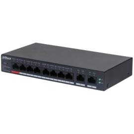 Switch 10 porturi gigabit 8 porturi poe cu management dahua - cs4010-8gt-110, 2 image
