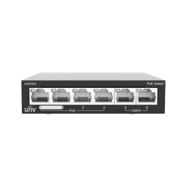 Switch 4 porturi poe, 2 porturi uplink rj45 - unv nsw2020-6t-poe-in, 2 image