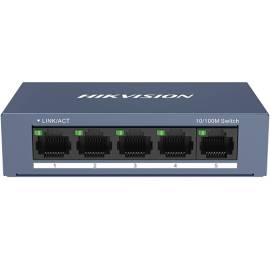 Switch 5 porturi 10/100 mbps rj45 - hikvision ds-3e0105-o