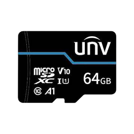 Card memorie 64gb, blue card - unv tf-64g-t-l