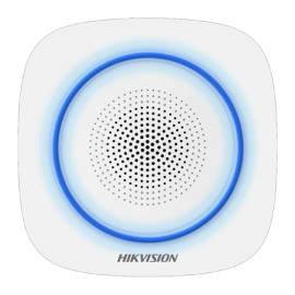 Sirena wireless ax pro de interior cu led albastru, 868mhz - hikvision ds-ps1-i-we-b