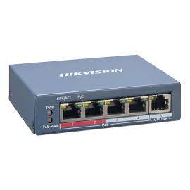Switch 4 porturi poe, 1 port uplink rj45, smart management - hikvision ds-3e1105p-ei, 2 image