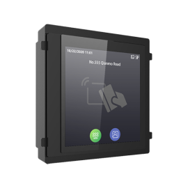 Modul afisaj ips touch screen, 4 inch,  pentru interfon modular - hikvision ds-kd-tdm, 2 image
