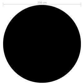 Prelată piscină, negru, 250 cm, pe, 4 image
