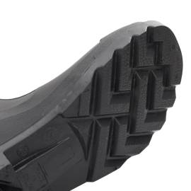 Cizme de ploaie cu șosete detașabile, negru, mărime 39, pvc, 8 image