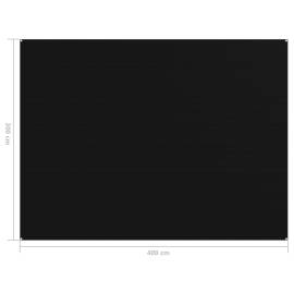 Covor pentru cort, negru, 300x400 cm, 4 image