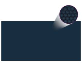 Folie solară plutitoare piscină, negru/albastru, 732x366 cm, pe, 2 image