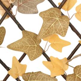 Spalier frunze arțar artificiale extensibil, oranj, 180x60 cm, 5 image