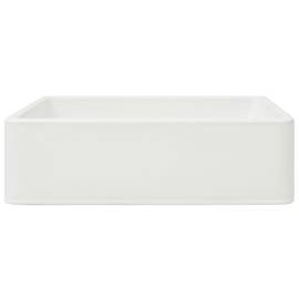 Chiuvetă ceramică, alb, 41 x 30 x 12 cm, 4 image