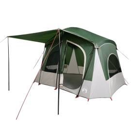 Cort cabină de camping, 5 persoane, verde, impermeabil, 4 image