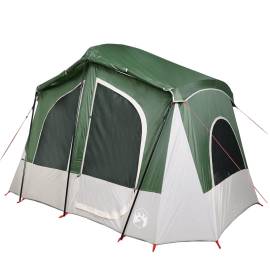Cort cabină de camping, 5 persoane, verde, impermeabil, 6 image