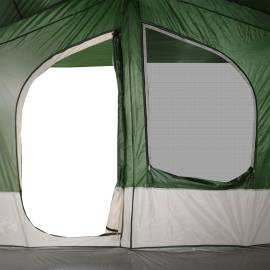 Cort cabină de camping, 5 persoane, verde, impermeabil, 10 image