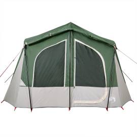 Cort cabină de camping, 5 persoane, verde, impermeabil, 7 image