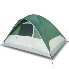 Cort de camping cupolă pentru 6 persoane, verde, impermeabil, 2 image