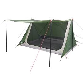 Cort de camping pentru 2 persoane, verde, impermeabil, 8 image