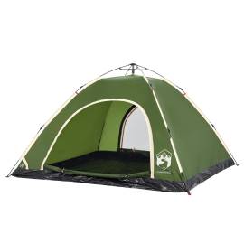 Cort de camping pentru 5 persoane, eliberare rapidă, verde, 5 image