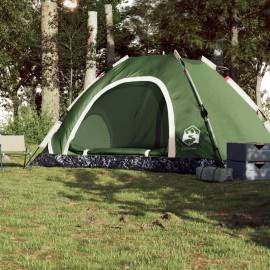 Cort de camping pentru 5 persoane, eliberare rapidă, verde, 3 image