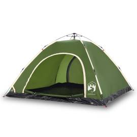 Cort de camping pentru 5 persoane, eliberare rapidă, verde, 2 image