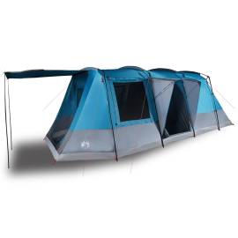 Cort de camping tunel pentru 4 persoane, albastru, impermeabil, 4 image