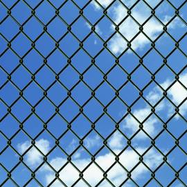 Gard de legătură din plasă, verde, 1 x 25 m, oțel, 3 image