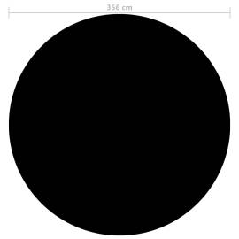Prelată piscină, negru, 356 cm, pe, 3 image