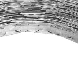 Sârmă ghimpată concertina, oțel galvanizat, 500 m, 4 image
