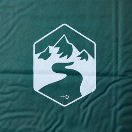 Saltea camping auto-gonflabilă, cu pernă, 1 persoană, verde, 3 image
