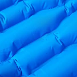Saltea de camping auto-gonflabilă cu pernă, 1 persoană albastru, 3 image