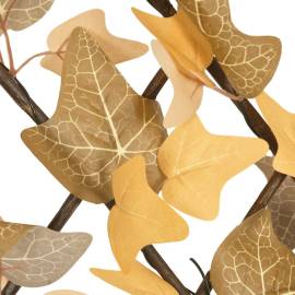 Spalier frunze arțar artificiale extensibil, oranj, 180x30 cm, 5 image