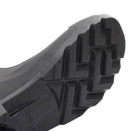 Cizme de ploaie cu șosete detașabile, negru, mărime 45, pvc, 8 image