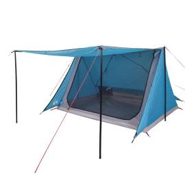 Cort camping pentru 2 persoane, albastru, impermeabil, 8 image