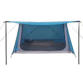 Cort camping pentru 2 persoane, albastru, impermeabil, 9 image