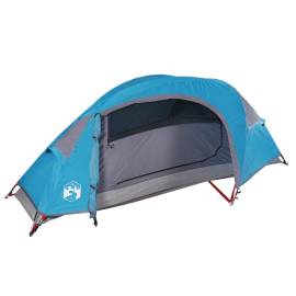 Cort de camping cupolă pentru 1 persoană, albastru, impermeabil, 4 image