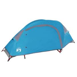 Cort de camping cupolă pentru 1 persoană, albastru, impermeabil, 5 image