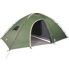 Cort de camping pentru 8 persoane, verde, impermeabil, 6 image