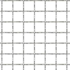 Gard sârmă sertizată, 50x50 cm, 21x21x2,5 mm, oțel inoxidabil, 2 image