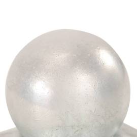 Capace stâlpi tip glob, 6 buc., 91 x 91 mm, metal galvanizat, 7 image
