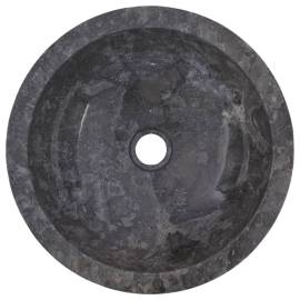 Chiuvetă, gri, Ø40x12 cm, marmură, 10 image