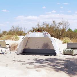 Cort camping 4 persoane gri impermeabil setare rapidă, 3 image