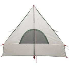 Cort de camping cu cadru a, 2 persoane, verde, impermeabil, 9 image