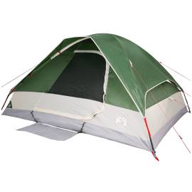 Cort de camping cupolă pentru 6 persoane, verde, impermeabil, 4 image
