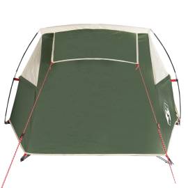 Cort de camping pentru 2 persoane, verde, impermeabil, 7 image
