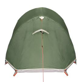 Cort de camping pentru 2 persoane, verde, impermeabil, 8 image