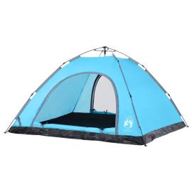 Cort de camping pentru 5 persoane, eliberare rapidă, albastru, 5 image